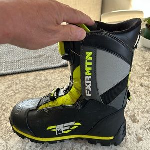 FXR Snowmobile Boots.